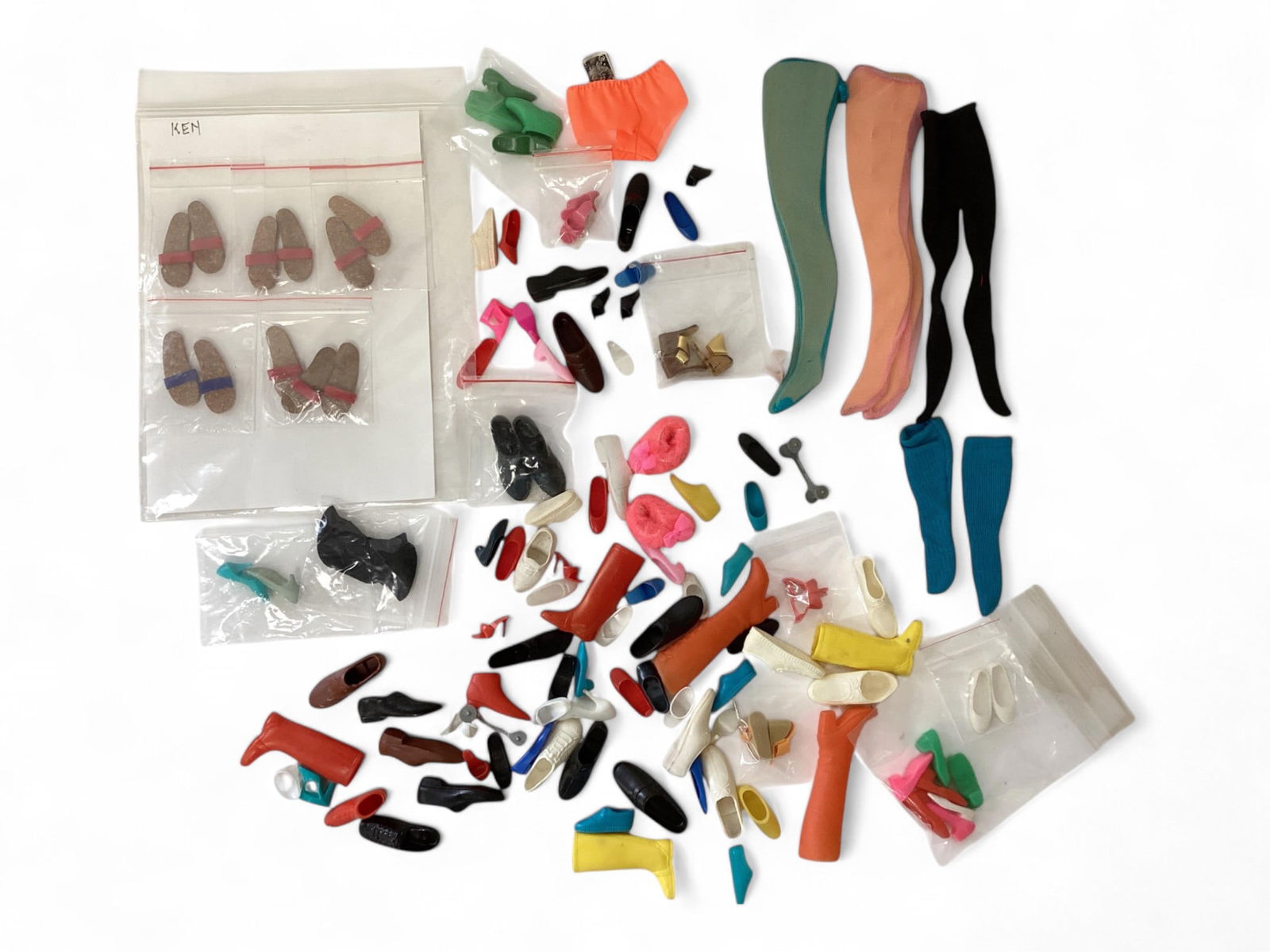 Mix of Barbie, Ken, Skipper Shoes & Boots, Stockings (1 of 7)