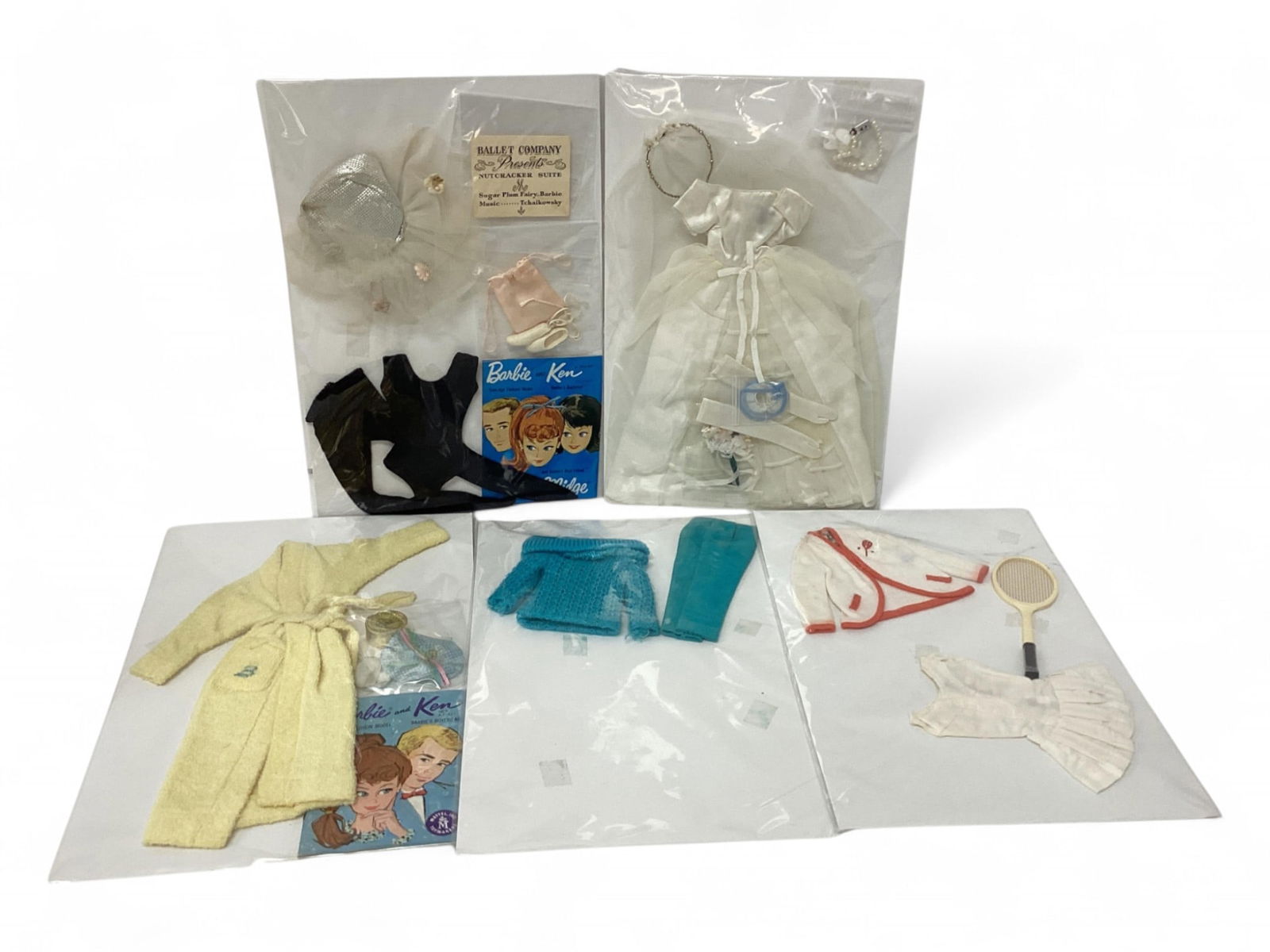 Assorted Lot of Vintage Barbie Clothes including Skipper Outdoor Casuals (1 of 4)