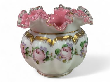 Fenton Floral Bowl