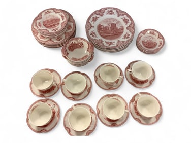 **Set of JOHNSON BROS OLD BRITAIN CASTLES BLARNEY CASTLE 1792 MINT