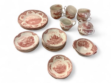 **JOHNSON BROS OLD Britain CASTLES Blarney Castle in 1792