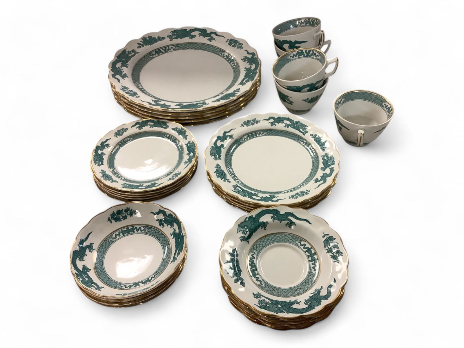 **Partial Set of Dragon China (1 of 2)