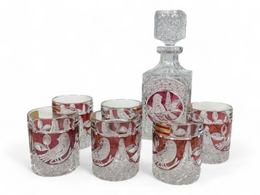 Hofbrau Whiskey Decanter Set