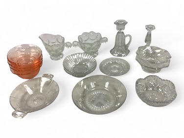 Misc Heisey Crystal Glasswear Height range .5" to 5.5"