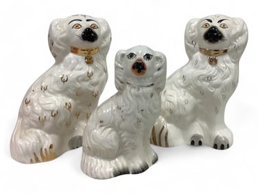 Beswick Staffordshire Spaniels Large 8 in. (20.3 cm.), Frame: 6 3/4 in. (17.1 cm.)
