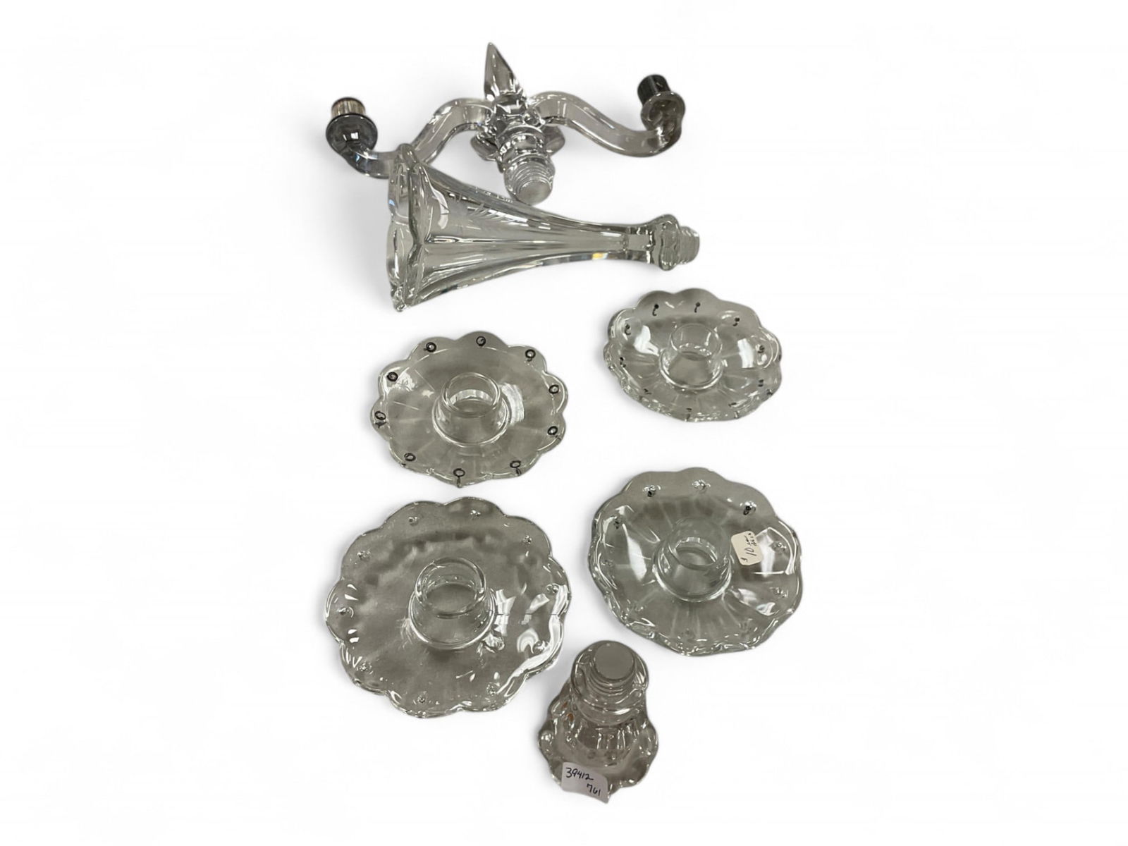 Heisey Lot of (7) Candelabra Parts (1 of 1)