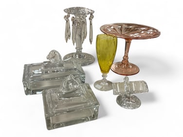 Heisey Lot of (6) Various Items