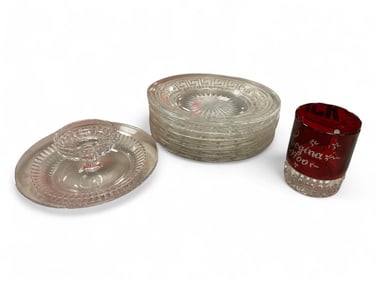 Heisey Lot of (8) Items