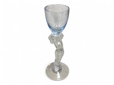 Cambridge Glass Statuesque Cordial in Moonlight Blue