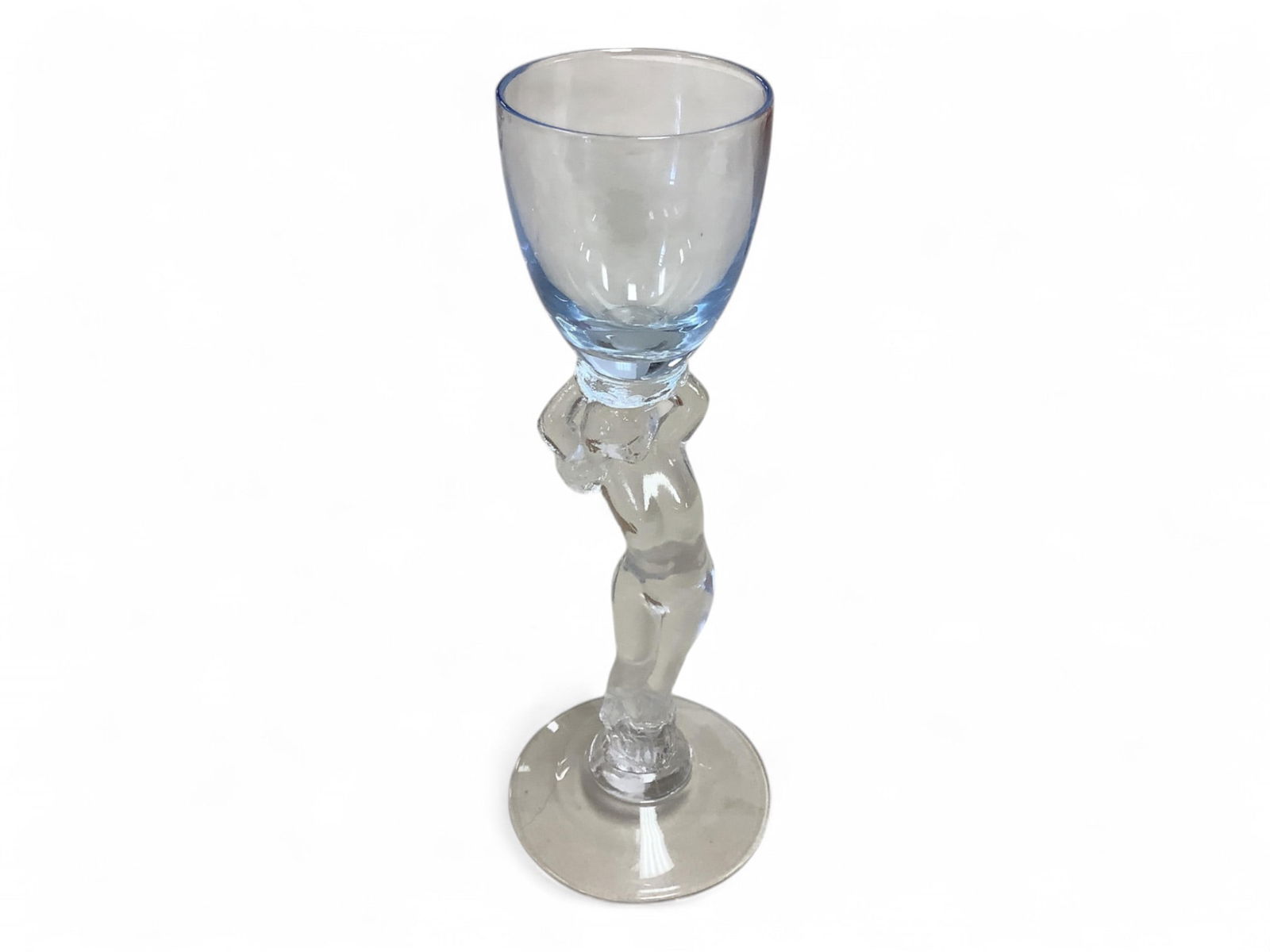 Cambridge Glass Statuesque Cordial in Moonlight Blue (1 of 1)