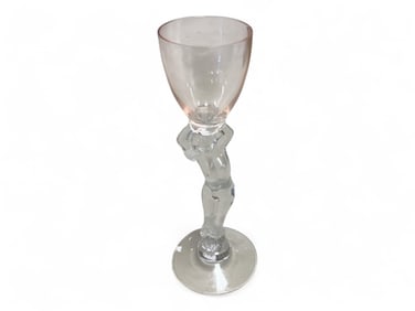 Cambridge Glass Statuesque Cordial in Pink or possibly La Rosa