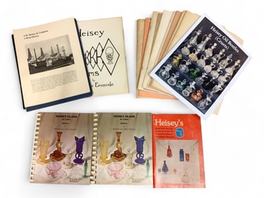 Heisey Glass Books (18)