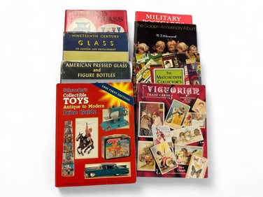 Reference Books on Toys, Glass, and other subjects