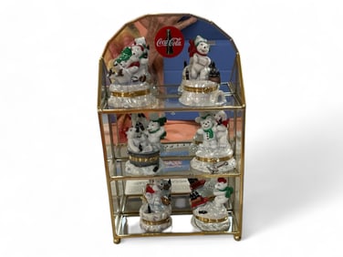 Coca- Cola x Franklin Mint Porcelain Collection Box