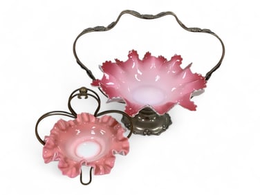 Glass Bridal Baskets (2)