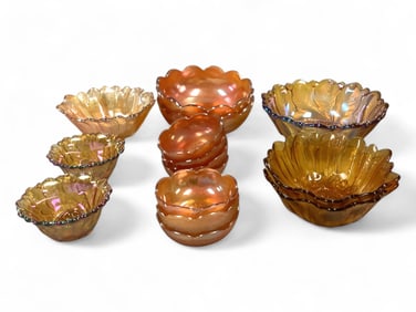 Iridescent Carnival Glassware (15)