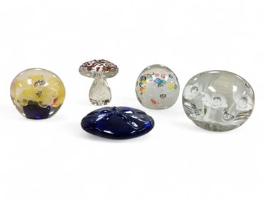 Glass Art Items (5)