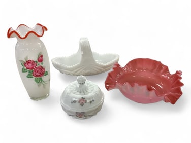 Westmoreland and Fenton Glass Items