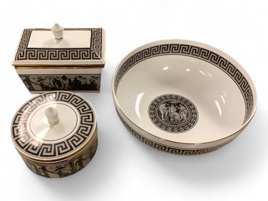 Three Classical Greek Decorated Pieces