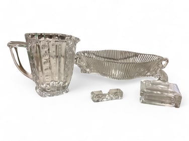 Heisey Lot of (4) Items