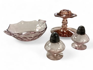 Heisey Lot of (4) Hawthorne Items