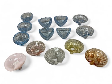 Cambridge Glass Individual Nut Dishes and Ashtrays