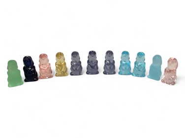 Viking Glass Rabbits 2 in. (5.1 cm.)