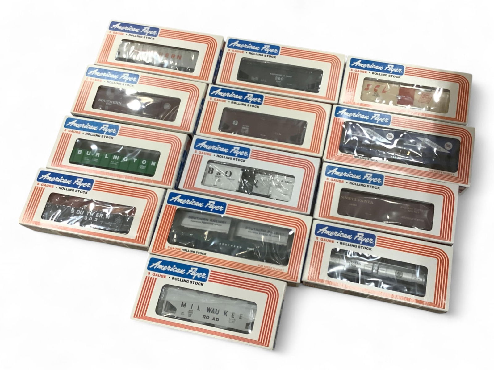 Lionel American Flyer Modern Era Lot of (14) Western Pacific Box Car #48307 not Photographed. (1 of 2)