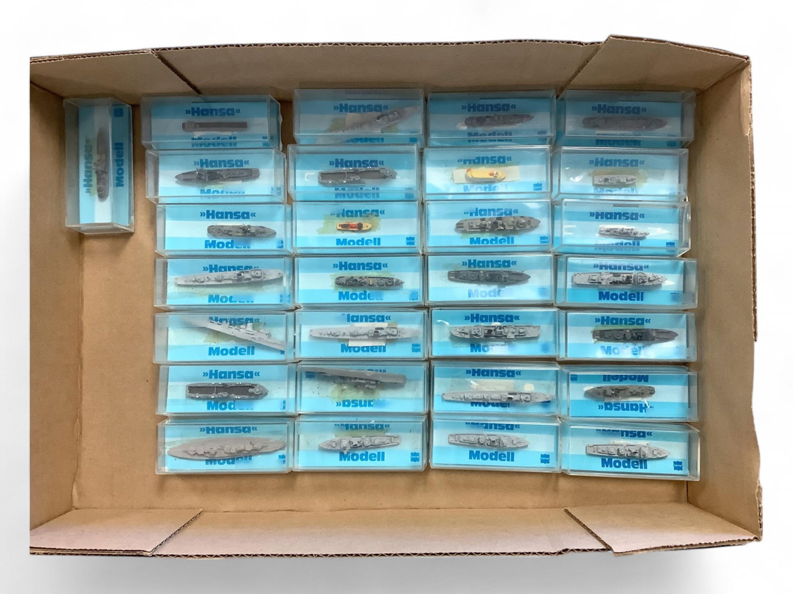 "Hansa" Hand Painted Model Ships (1 of 3)