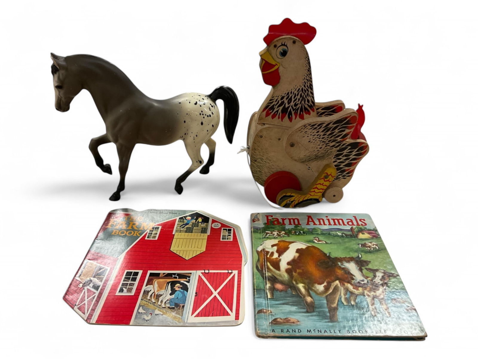 Farm Themed Toys and Books (4) Chicken is approximately 10" H (1 of 3)