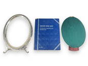 Vintage Oval Picture Frame in "800" Silver and Lincoln Head Cent Book 1941 #2