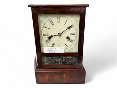 1880 Ansonia Cottage Mantle Clock** 11 x 8 x 3 1/2 in. (27.9 x 20.3 x 8.9 cm.)