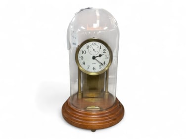 Vintage Barr Dome Clock ** 12 x 8 x 8 in. (30.5 x 20.3 x 20.3 cm.)