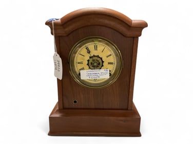 C. 1870-1880 Kroeber Style Mantle Clock ** 13 x 10 x 4 in. (33 x 25.4 x 10.2 cm.)