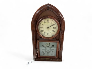 Sherry & Bryant Cathedral Mantle Clock ** 19 x 10 x 3 1/2 in. (48.3 x 25.4 x 8.9 cm.)