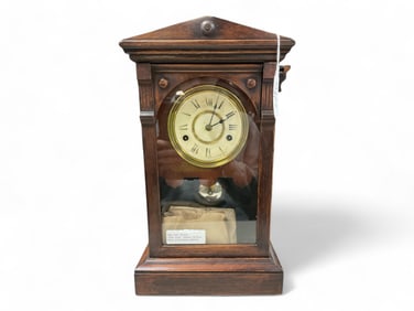 Seth Thomas "Athens" Mantle Clock** 17 x 10 x 4 1/2 in. (43.2 x 25.4 x 11.4 cm.)