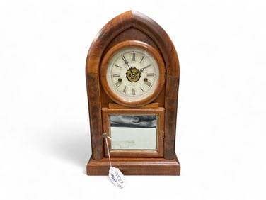 Late 1800s Mantle Clock ** 18 1/2 x 11 1/2 x 4 1/2 in. (47 x 29.2 x 11.4 cm.)