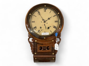 Late 19th Century Anglo-American Clock ** 26 x 16 1/2 x 6 in. (66 x 41.9 x 15.2 cm.)