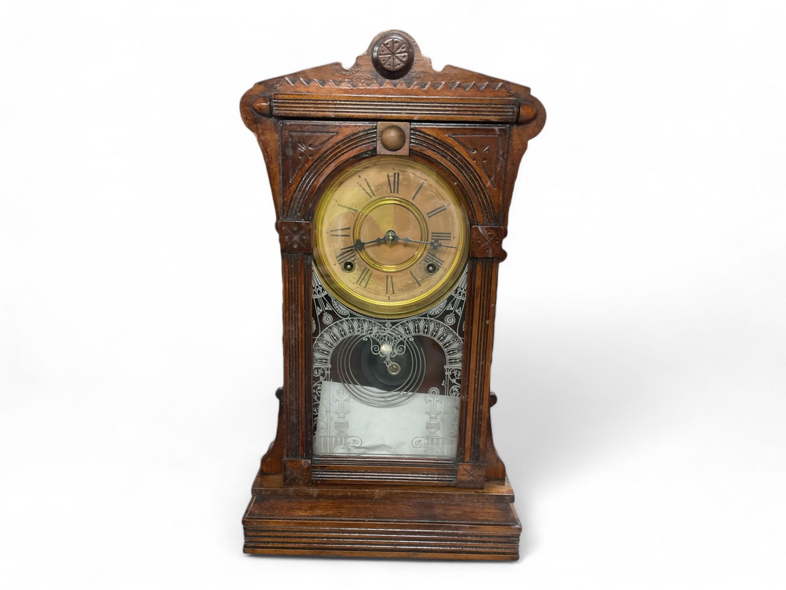 Victorian Gilbert Clock Co "Ersa" Mantle Clock** 19 1/2 x 11 x 4 1/2 in. (49.5 x 27.9 x 11.4 cm.) (1 of 3)