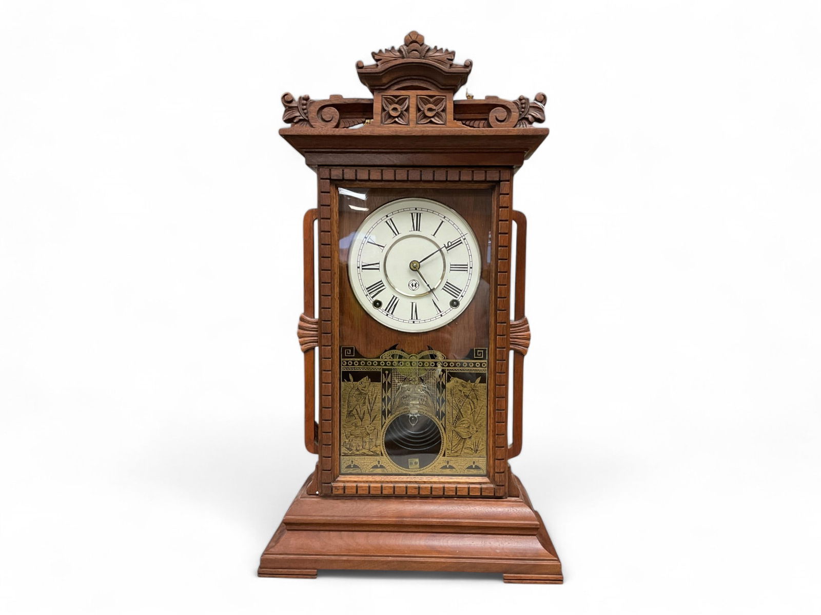 Seth Thomas Walnut Victorian Shelf Clock** 22.5" H x 13" W (1 of 3)