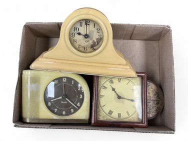 Lot of 3 Miscellaneous Clocks Inc. Bakelite**