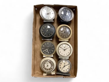 Lot of 8 Baby Ben Alarm Clocks**