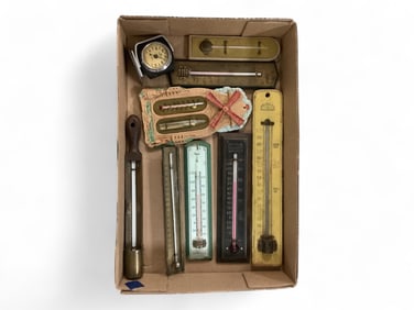 Lot of 9 Thermometers**
