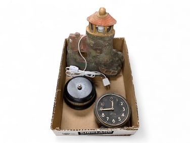 Lot of 3 Clocks Including Tape Measure**