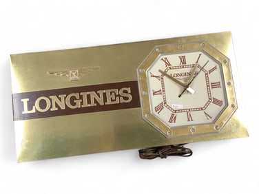 Longines Store Advertising Clock**