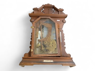 Walnut Shelf Clock**