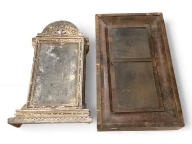 (2) Wooden Clock Cases**