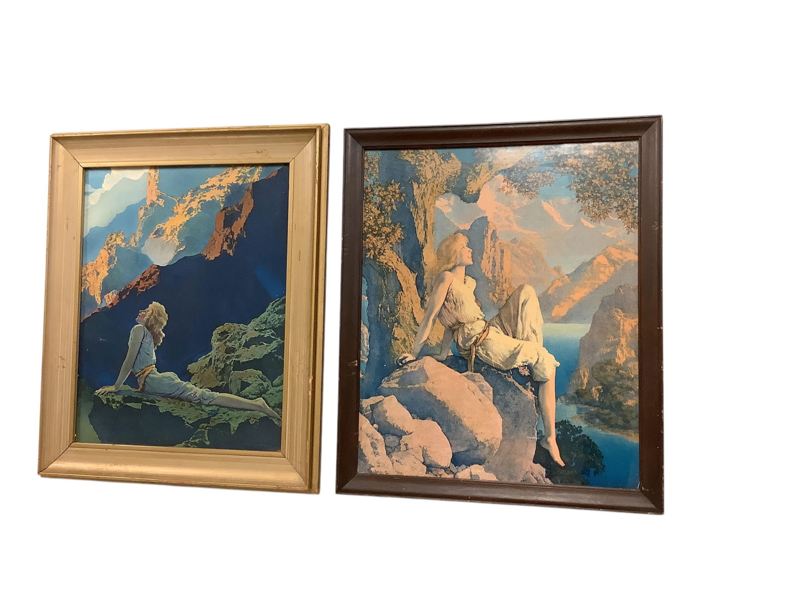 Maxfield Parrish Pictures (2) Frames measure 15.5" x 18.5". (1 of 7)