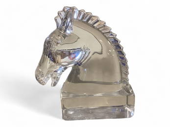 Heisey Horsehead Bookend
