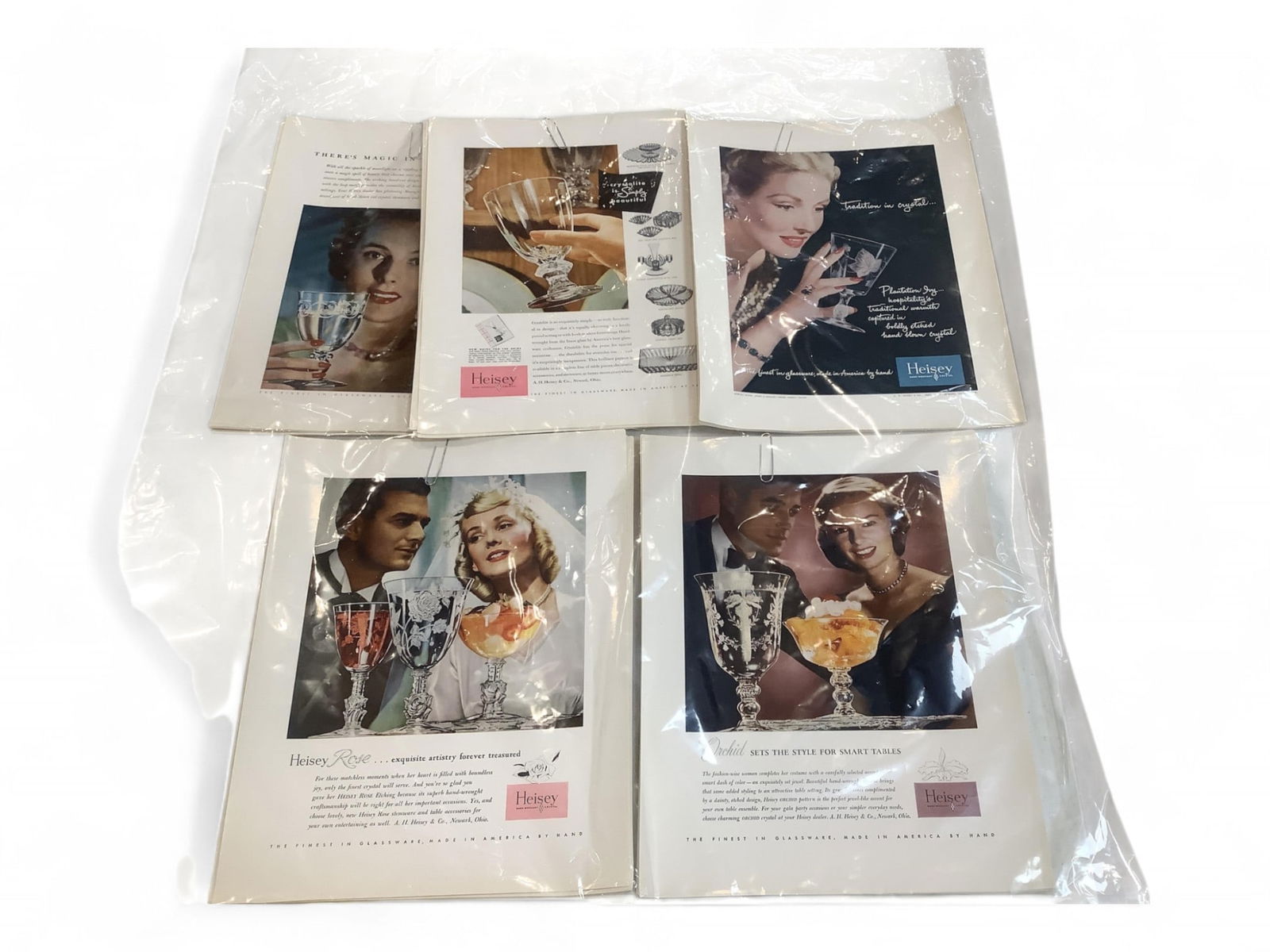 Heisey Large Lot of Appox (75+) Ephemera Advertisement (1 of 5)